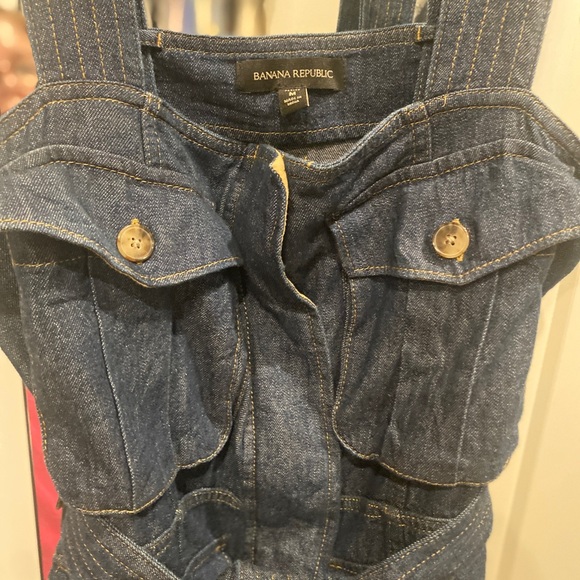 Banana Republic Denim Romper Size 8 - Picture 6 of 6